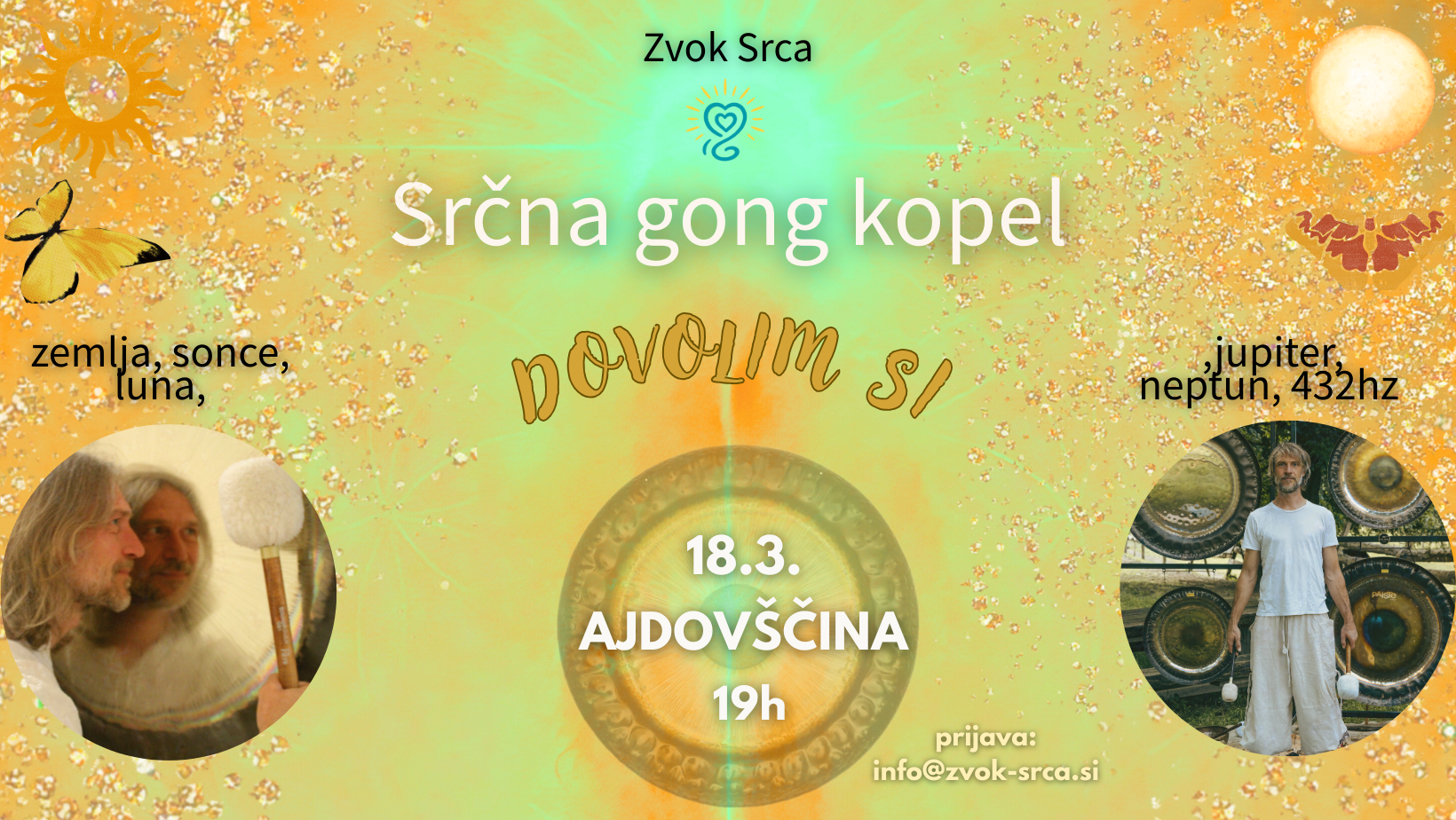 Srčna gong kopel - DOVOLIM SI / Ajdovščina